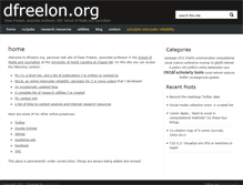 Tablet Screenshot of dfreelon.org